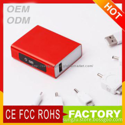 Portable 5200mah power bank multi power charger for s3/s4/note 2